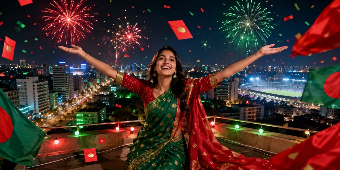 চট্টগ্রামে লাল-সবুজ উৎসব বোনাস রেড এনভেলপ